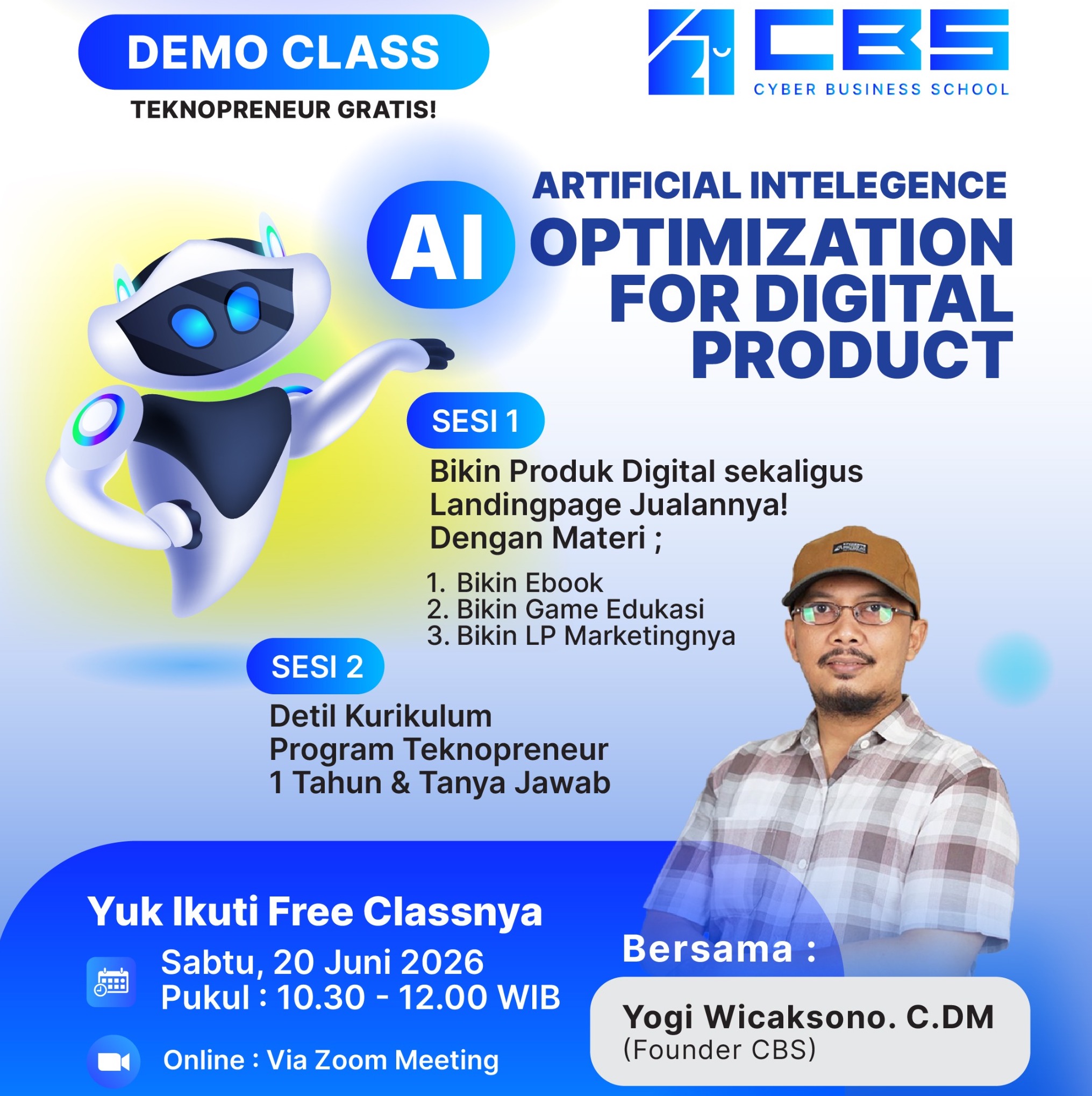 Banner Class Demo Cyber Business School